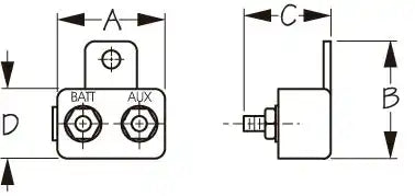 SEA DOG 420844-1 CIRCUIT BREAKER RESETTABLE) -