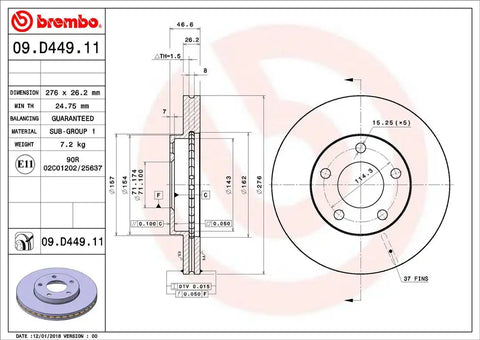 DISC BRAKE ROTOR