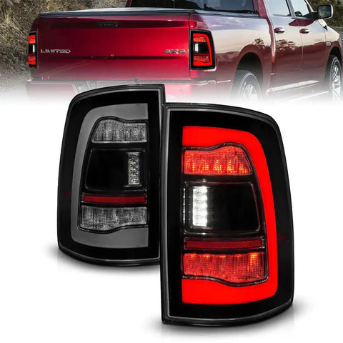 ANZO USA 311470 Tail Light Assembly LED Smoke Lens Black Housing Red Brake Light/