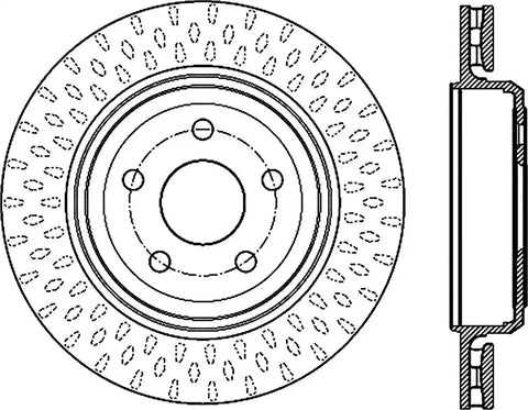 PREMIUM OE DESIGN SLOTTED BRAKE ROT