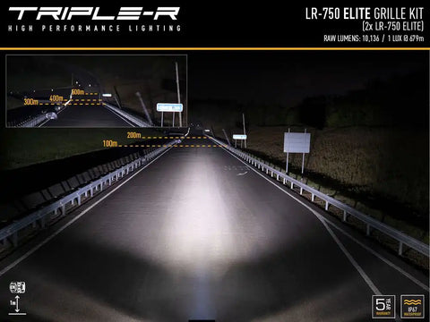 TRIPLERLIGHT GM-USDEF750-01K LAND ROVER DEFENDER 2020+) - GRILL