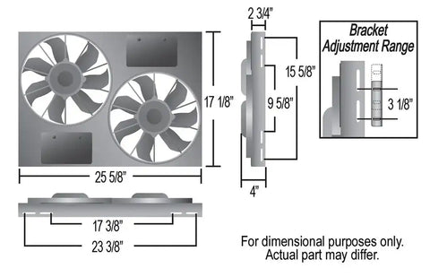 DERALE 16826 FAN