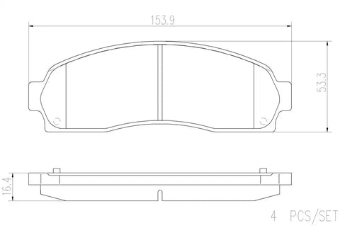 DISC BRAKE PAD SET