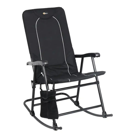 DAKOTA FLDG RKG CHAIR BLK/BLK