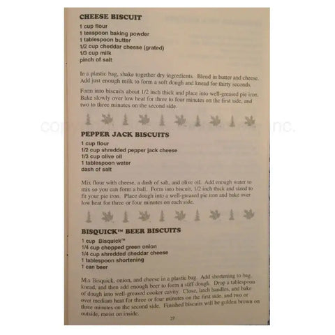 PIE IRON COOKBOOK