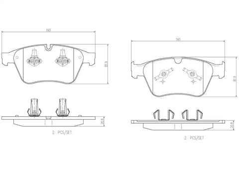 DISC BRAKE PAD SET