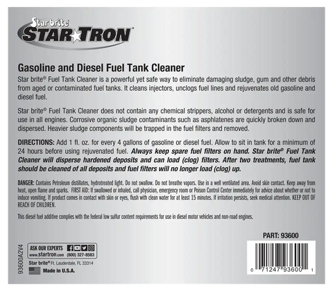 TANK CLEANER 64 OZ.