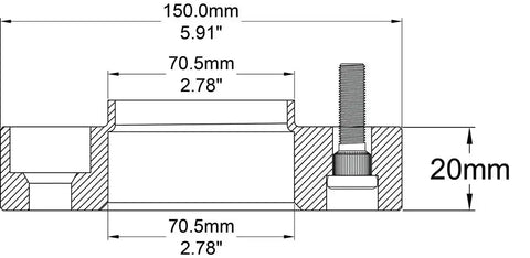 5X4.5-4.5 M20 70.5M M14