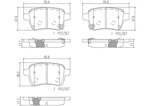 DISC BRAKE PAD SET