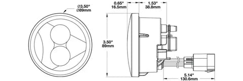 JW SPEAKER 0346503 239 J2 JK FRONT TURN KIT