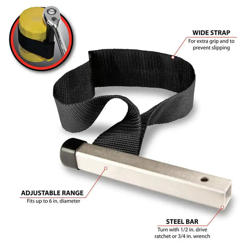 PERFORM TOOL W173C FILTER WRENCH-STRAP