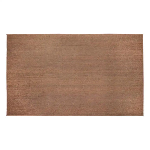 CRYSTAL ART 361472WEB SOLID ESPRESSO 3X5 WASHABLE RUG