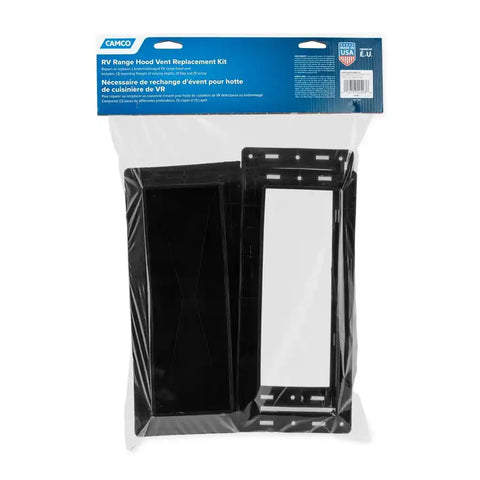 CAMCO 42493 RV RANGE HOOD VENT REPLACEMENT  BLK
