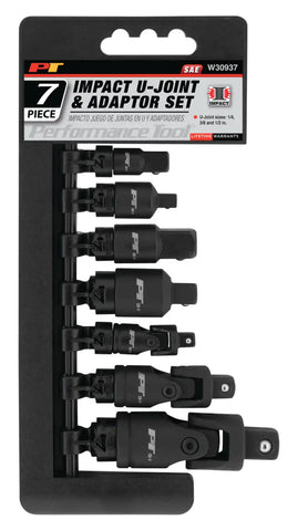 PERFORM TOOL W30937 UNIVERSAL JOINT SET