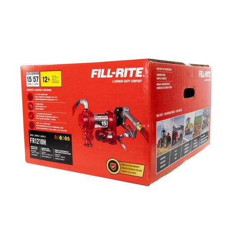 Fill-Rite FR1210H 12VDC PUMP W/ACC. MANNOZ