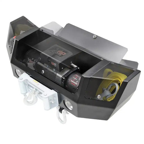 Smittybilt 2806 - XRC Black Box Winch Cradle/ Storage 2 Receiver Fits 8K To 12K Winches