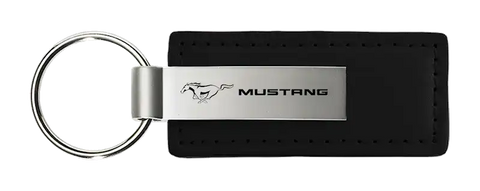 MUSTANG BLACK LEATHER KEY
