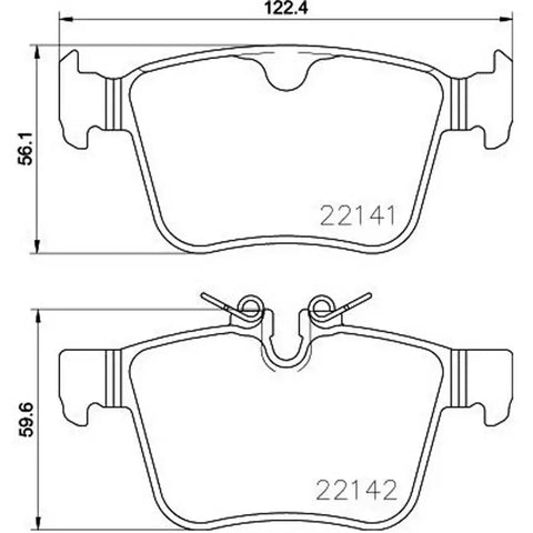 DISC BRAKE PAD SET