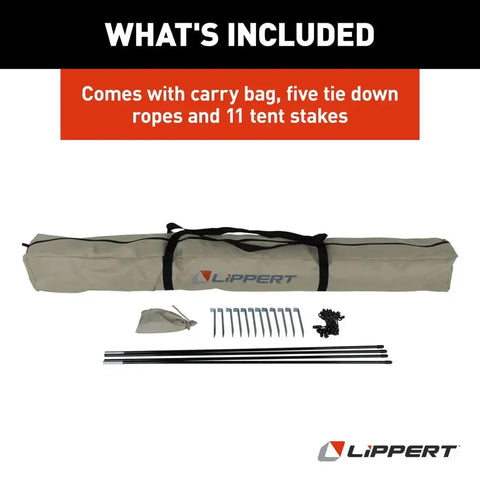 LIPPERT DOUBLE POP UP PICNIC GAZEBO