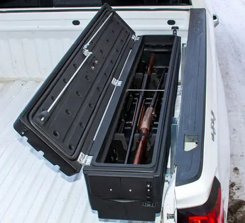 HUMPSTOR BED STORAGE/GUN CASE BLACK