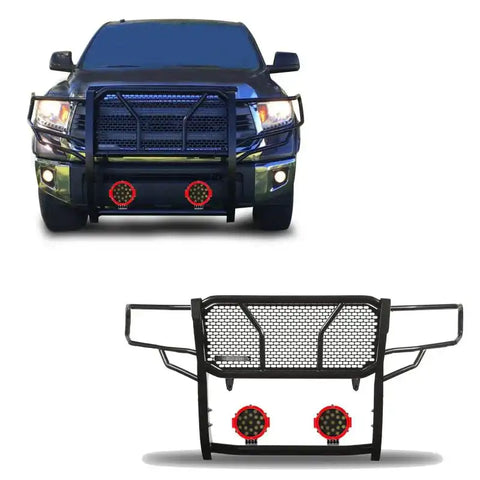 Black Horse Offroad RU-TOTU07-B-PLR Grille Guard Rugged Series Semi-Gloss Powder Co