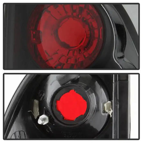 Spyder Automotive 5007896 Tail Light Assembly Uses OE Bulbs Euro Clear Lens Black