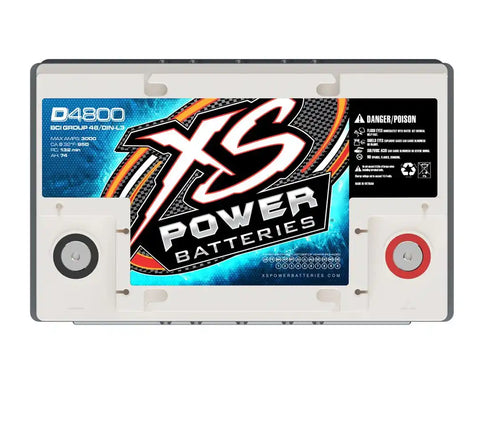 XS BATTERIES D4800 XS PWER 12V BCI GROUP 48