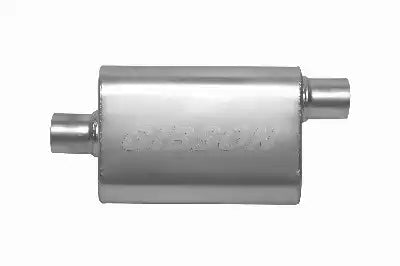 Gibson Performance Exhaust 55162S CFT Superflow Center/Offset Oval Muffler Stainless