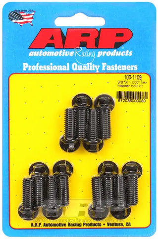 ARP Auto Racing 100-1109 Exhaust Header Bolt Universal 3/8 - 16 Inch Thread Size 1