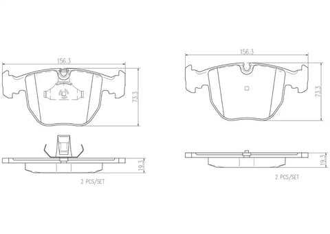 DISC BRAKE PAD SET