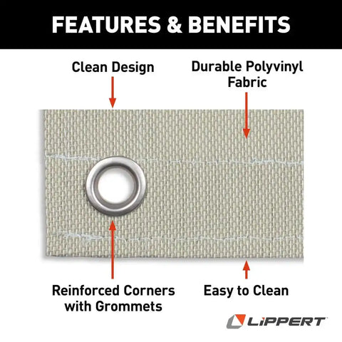 LIPPERT OUTDOOR PATIO RUG - SAGE  8