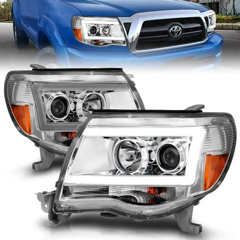 ANZO USA 111518 Headlight Assembly Halogen Bulb Projector Beam H1 High Beam Bulb A