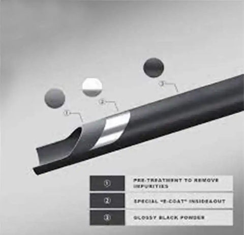 Black Horse Offroad TGMJE01B Tailgate Mat Black Rubber