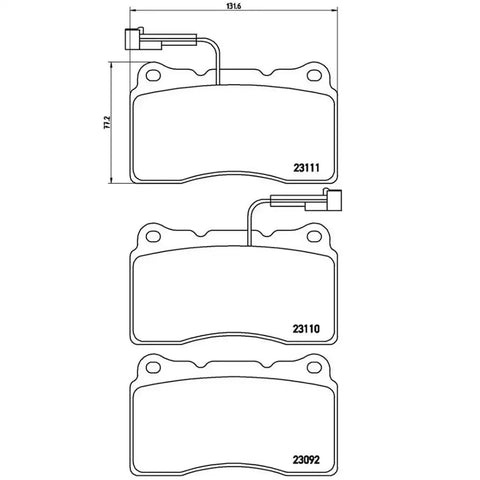 DISC BRAKE PAD SET