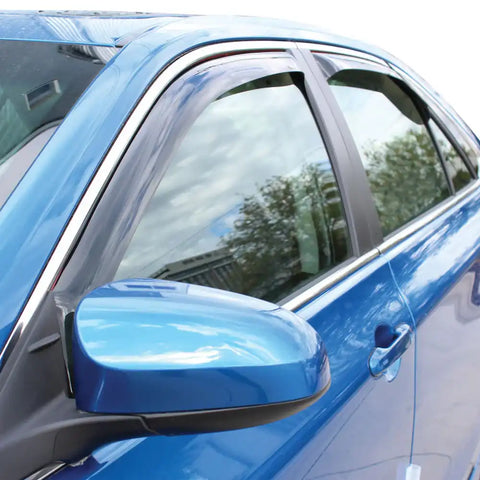 Westin 72-69487 - In-Channel Wind Deflector 4 pc. Smoke For King Cab Crew