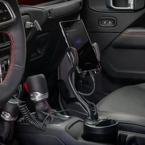 SCOSHE IND. UH2PCUP CUP-HOLDER MOUNT AND CHARGING HUB