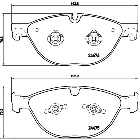 DISC BRAKE PAD SET