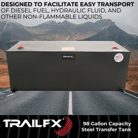 TrailFX 21098SB Liquid Transfer Tank TFX Liquid Transfer Not DOT Approved For Trans