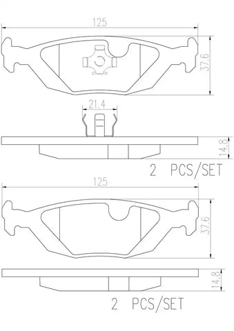 DISC BRAKE PAD SET