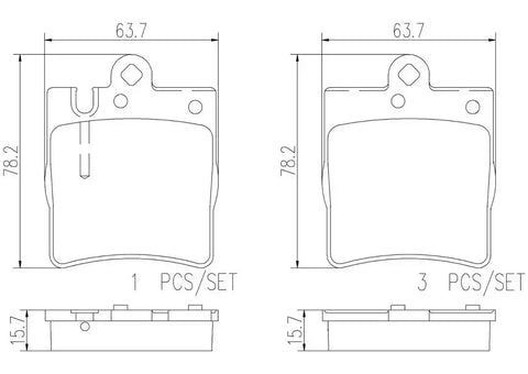 DISC BRAKE PAD SET