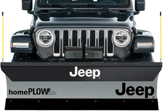 Meyer Products 76000 Snow Plow Home Plow 80 Inch Length 22 Inch Height With Jeep Logo 600