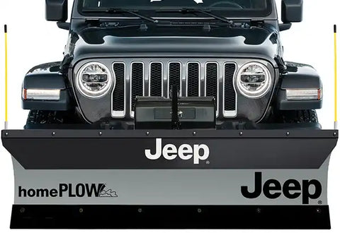 Meyer Products 76000 Snow Plow Home Plow 80 Inch Length 22 Inch Height With Jeep Logo