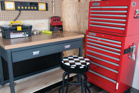 BAR STOOL CHECKERED