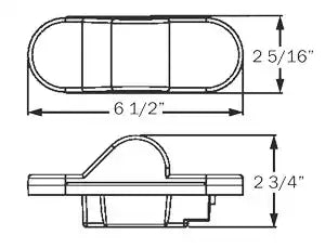 OPTRONICS STL75AB LED MARKER CLEARANCE LIGHT;AMBER