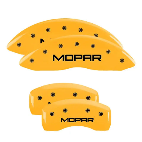 SET OF 4 CALIPER COVERS  ENGRAVED F