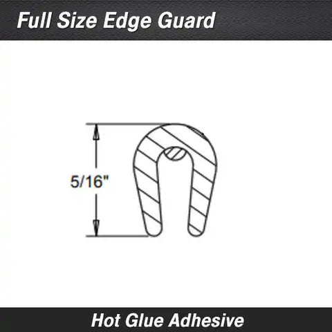 COWLES T5602 3/8'X18'DR EDGE MOLD BLK