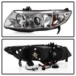 Spyder Automotive 5010797 Headlight Assembly Signature Series Projector Beam With L