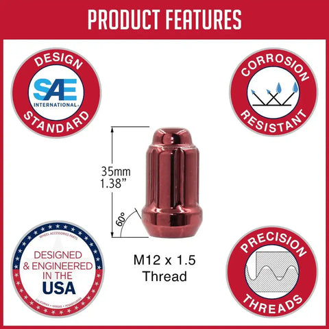REVOLUTION 641145R SPLN-CAR-M12 1.5RED)