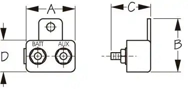 SEA DOG 420845-1 CIRCUIT BREAKER RESETTABLE) -