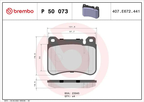 DISC BRAKE PAD SET